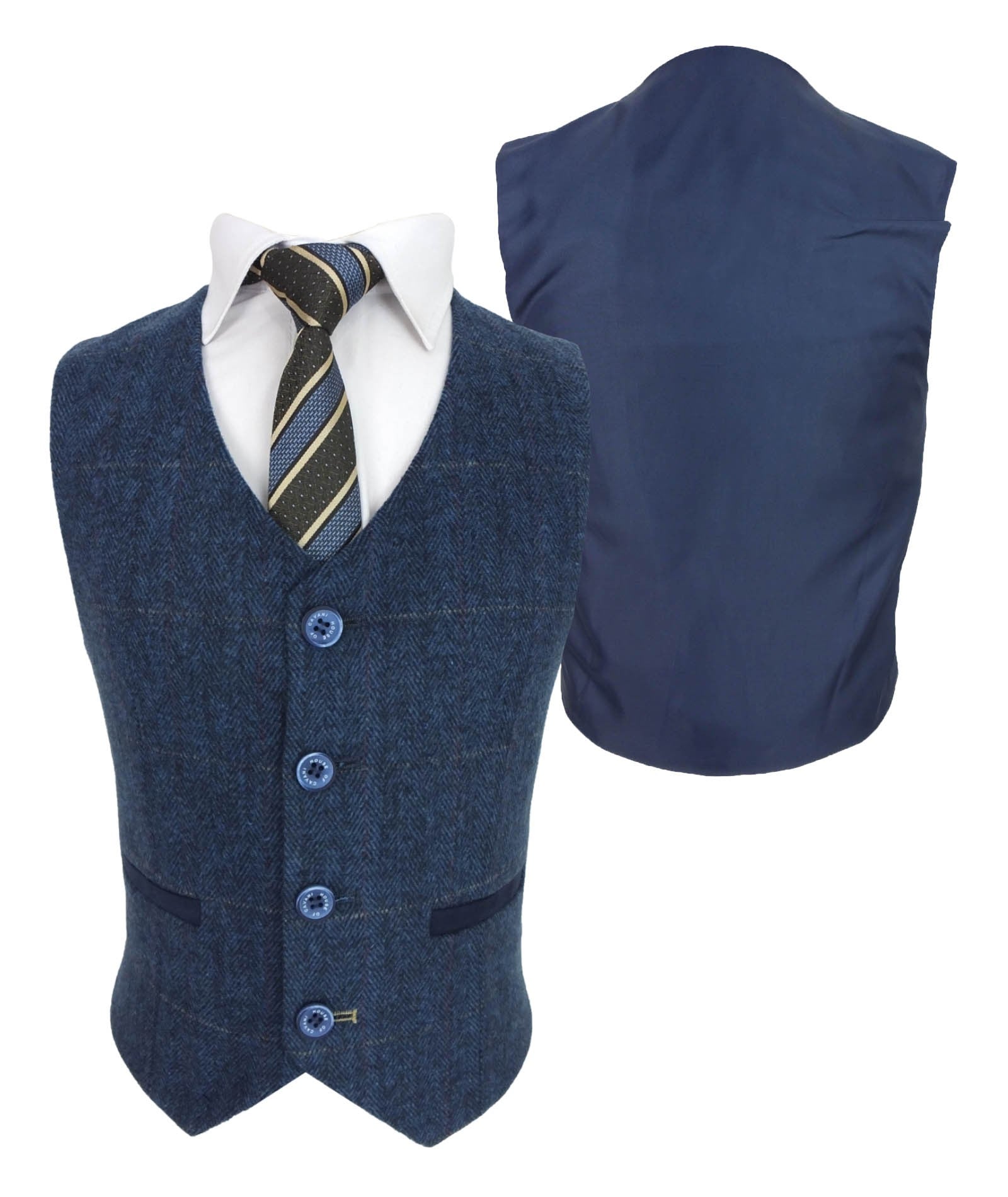 Slim Navy Suit for Boys – Navy Blue