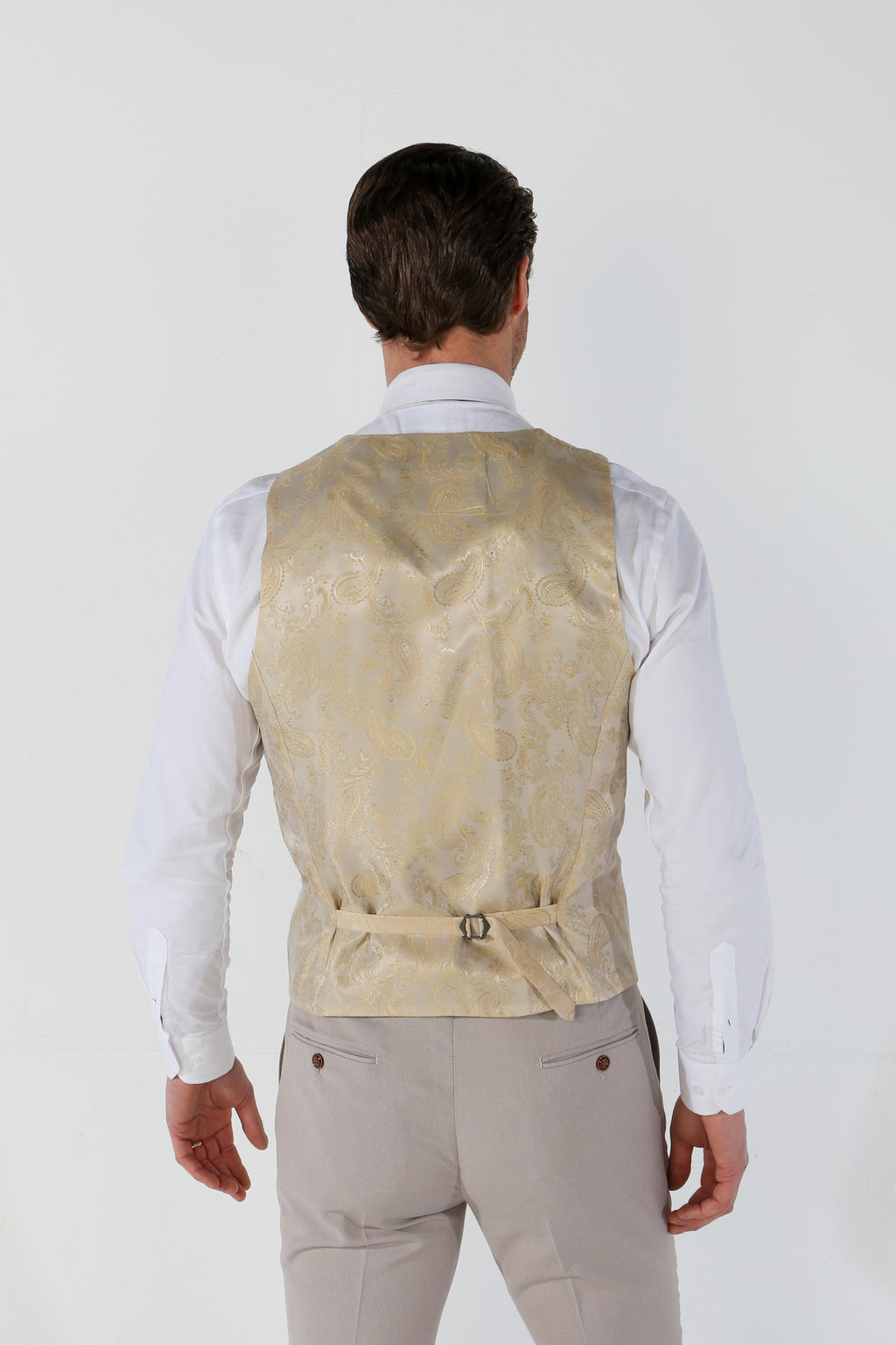 MAYFAIR Stone Beige Men's Tailored Fit Formal Suit