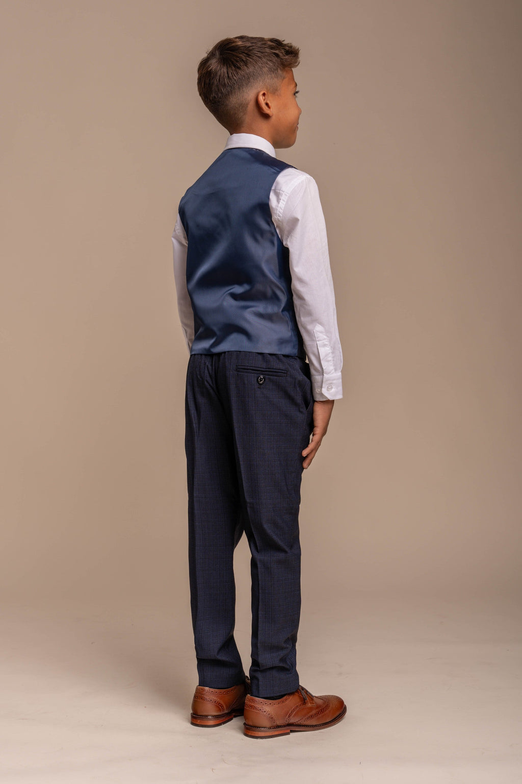 Slim Navy Suit for Boys – Navy Blue