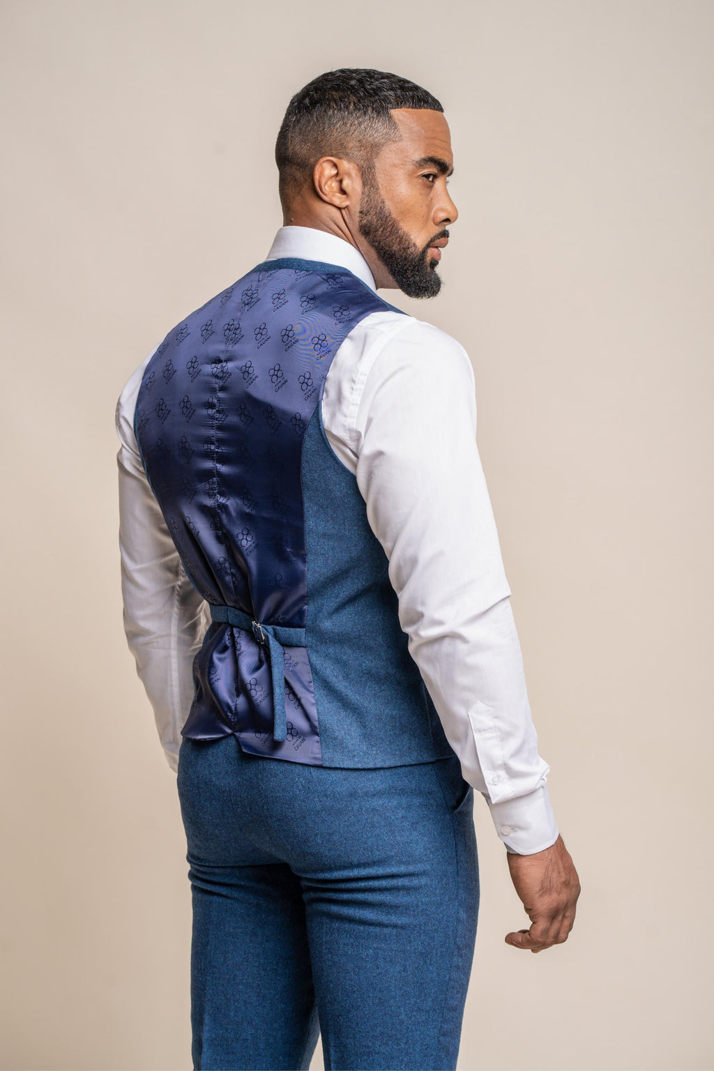 Slim Blue Suit for Men – Blue