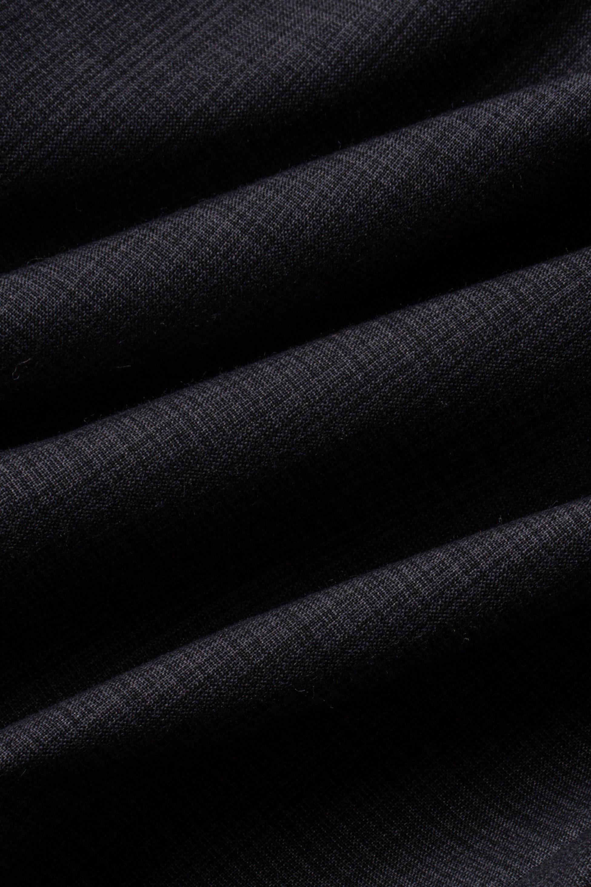 SEEBA Dark Grey Graphite Men's Slim Fit Formal Suit