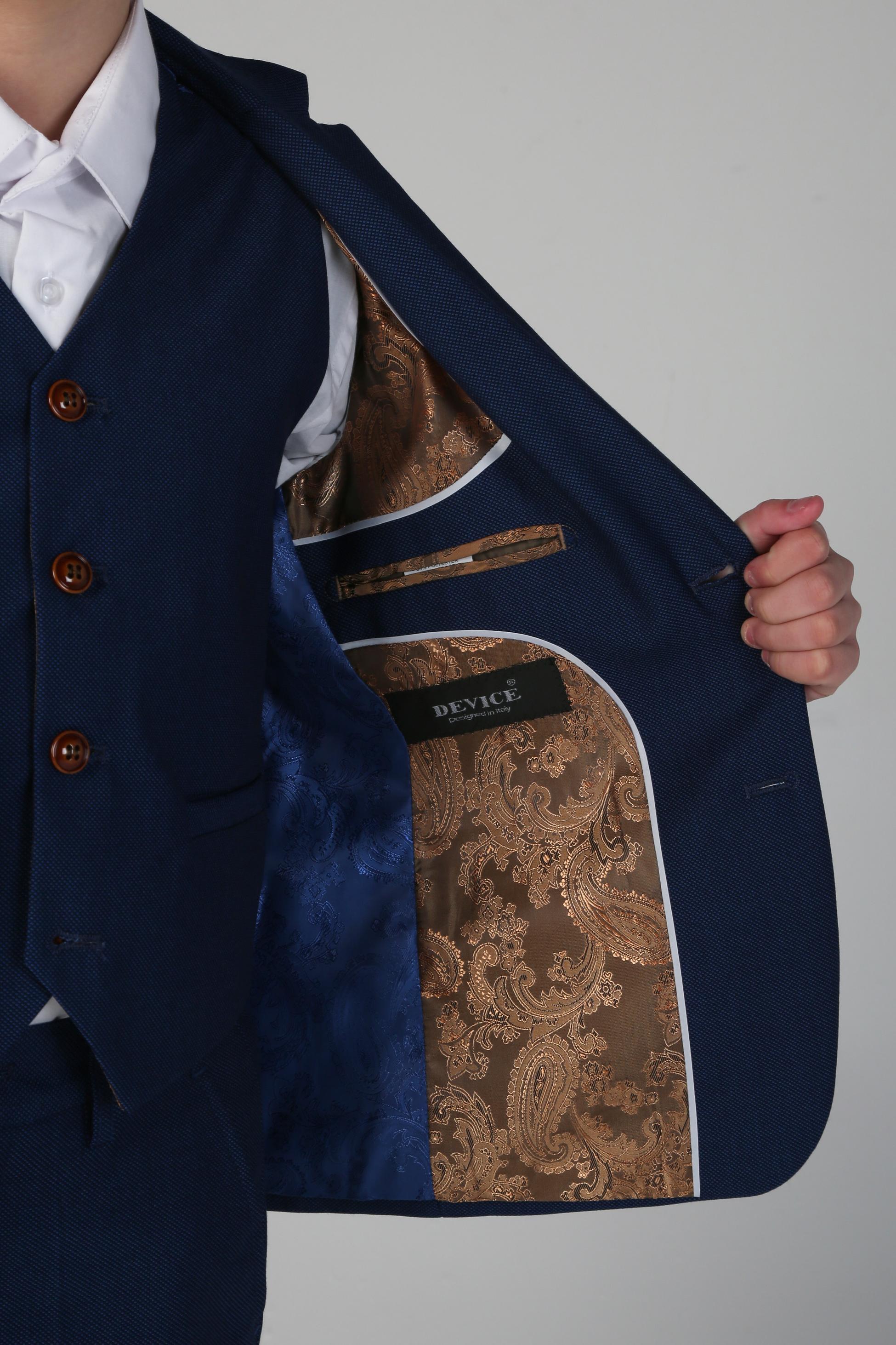 Tailored Blue Suit for Boys – Royal Blue