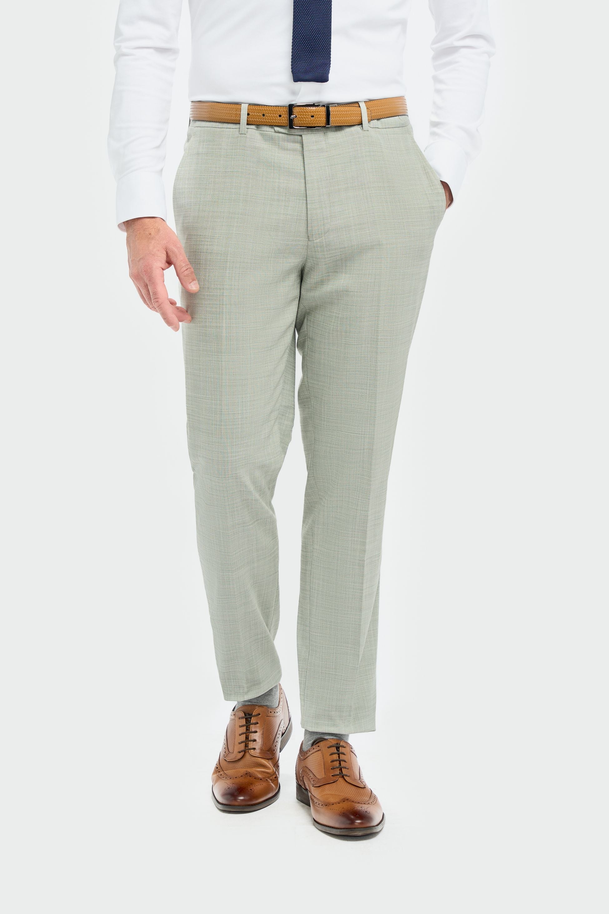 3-Piece Green Suit for Men – Sage Green