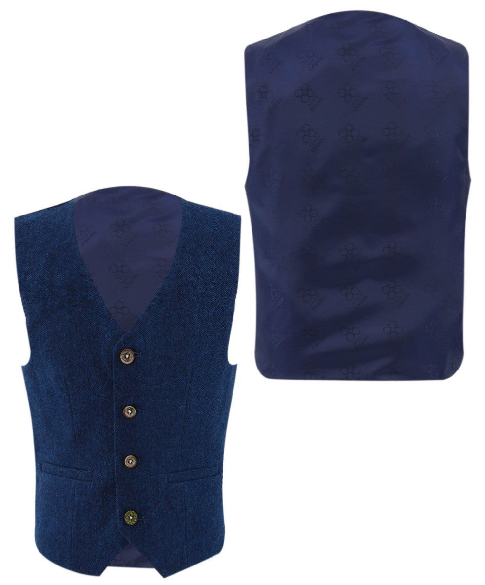 Slim Blue Suit for Boys – Blue