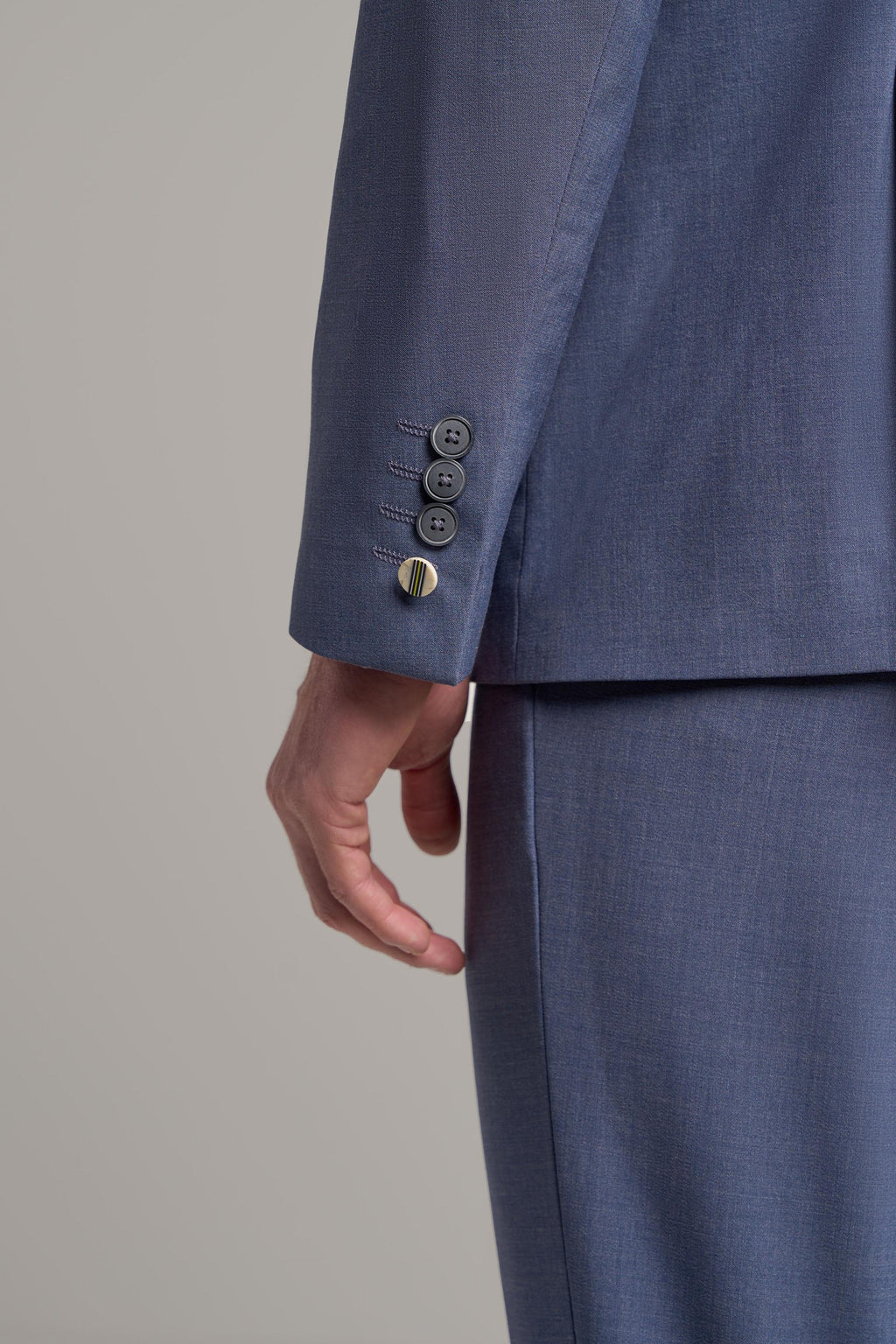 Mens Dove Purple Wool Mix Double Breasted Suit Jacket VICTORIOUS