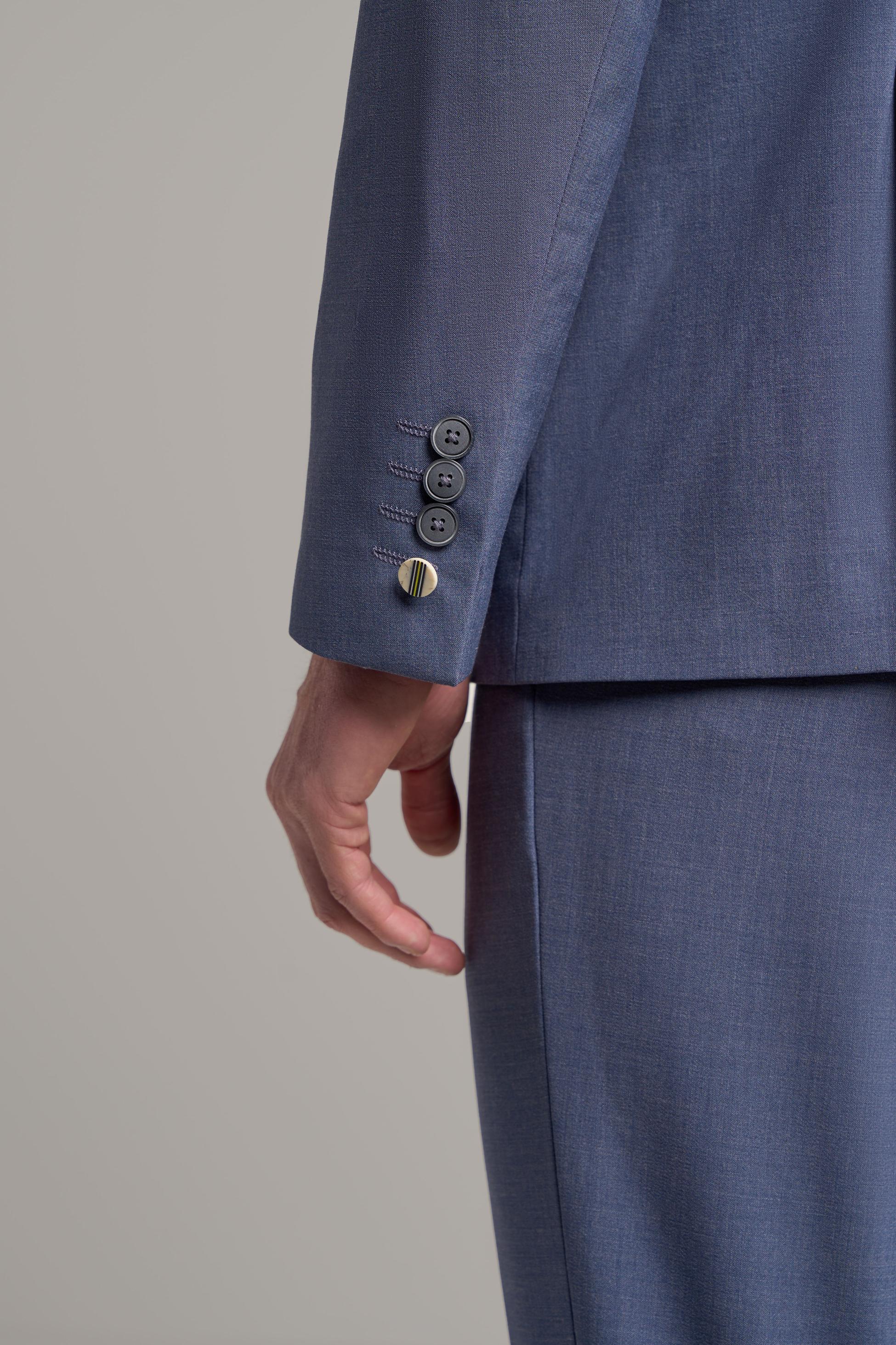 Mens Dove Purple Wool Mix Double Breasted Suit Jacket VICTORIOUS
