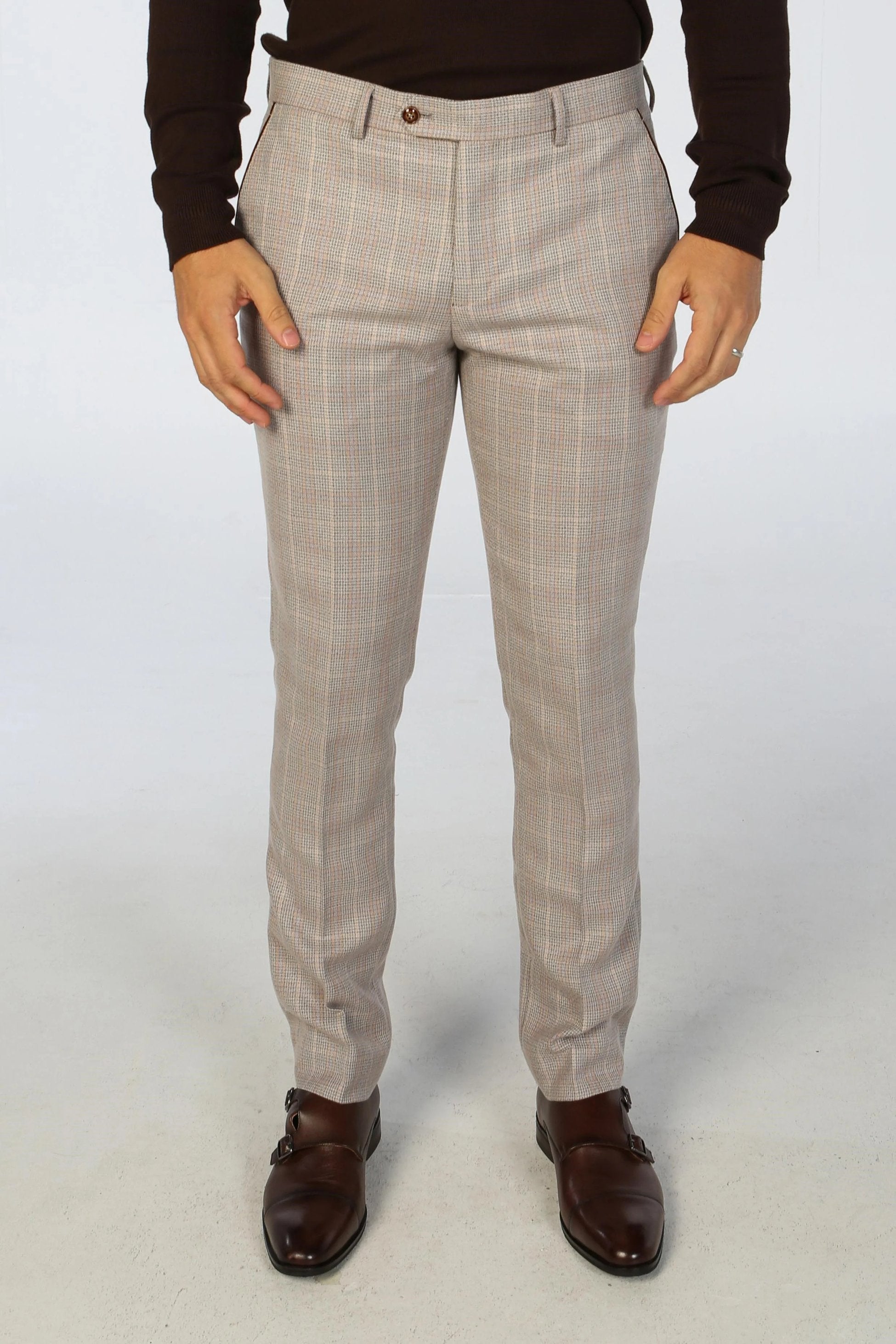 Tailored Beige Suit for Men – Beige