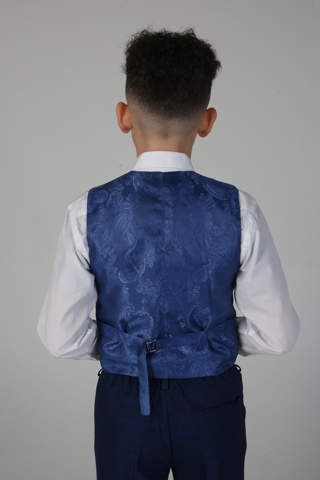 Tailored Navy Suit for Boys – Royal Blue