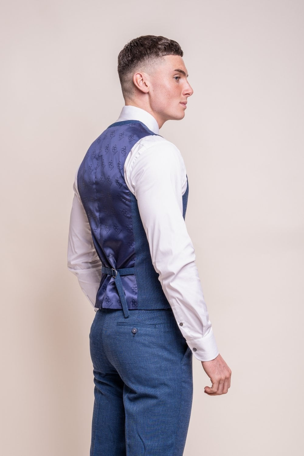 Mens Blue Slim Fit Suit Jacket MIAMI