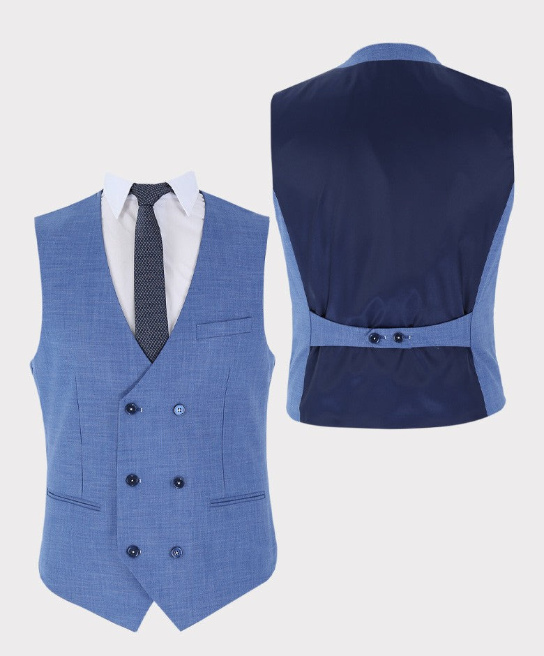 JAYDEN Men’s Tailored Fit Light Blue Suit