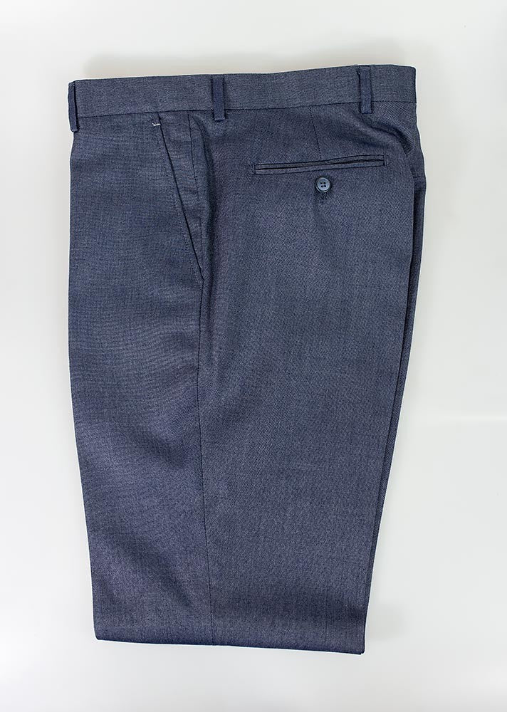 Slim Blue Suit for Men – Steel Blue