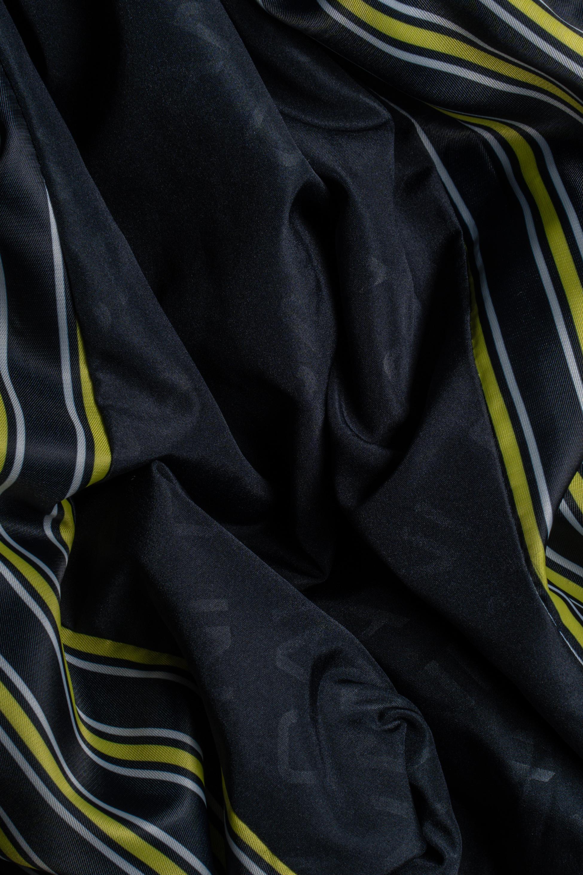 Men's black wool-blend hooded coat, MICHIGAN.