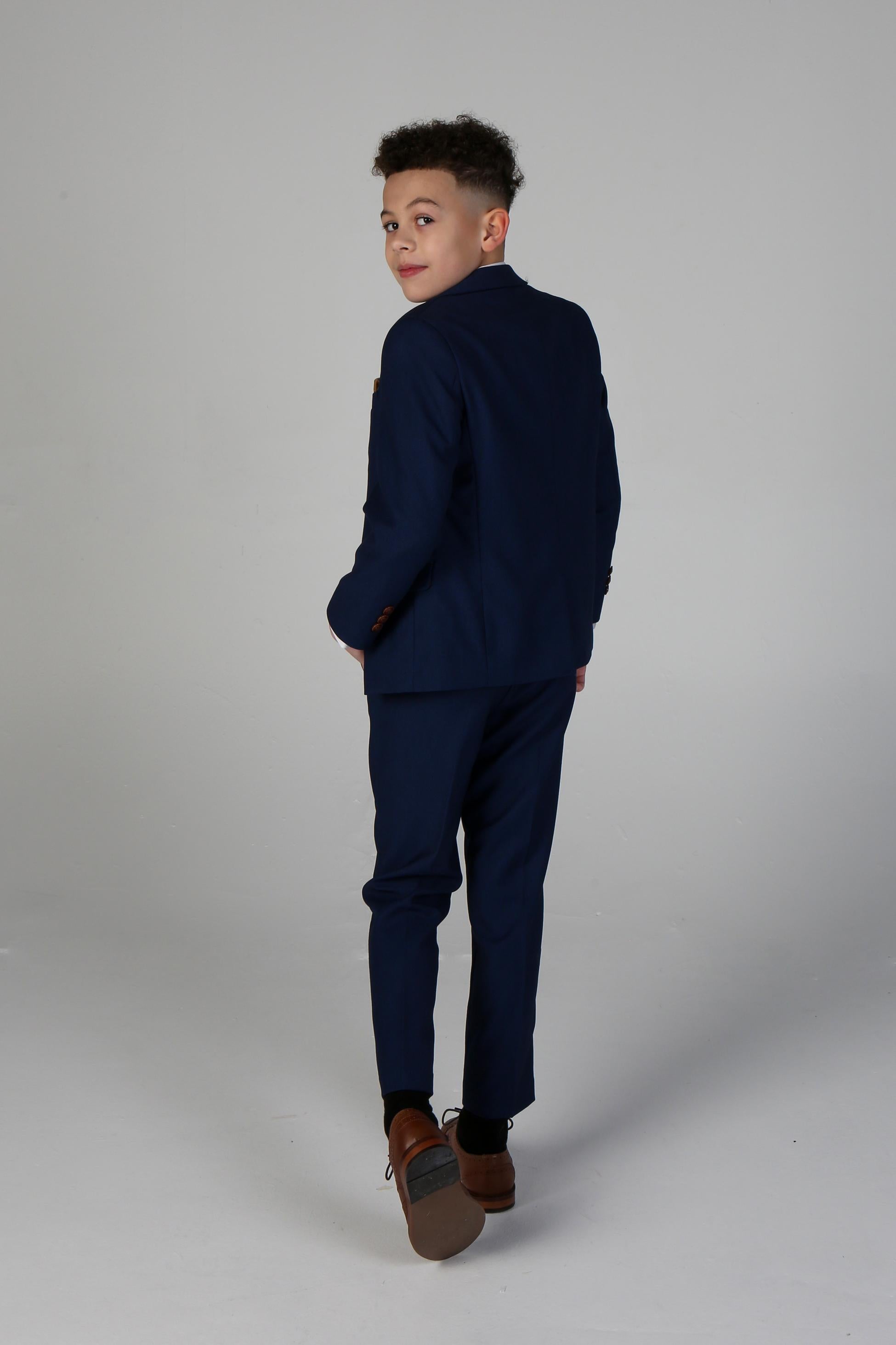 Tailored Blue Suit for Boys – Royal Blue