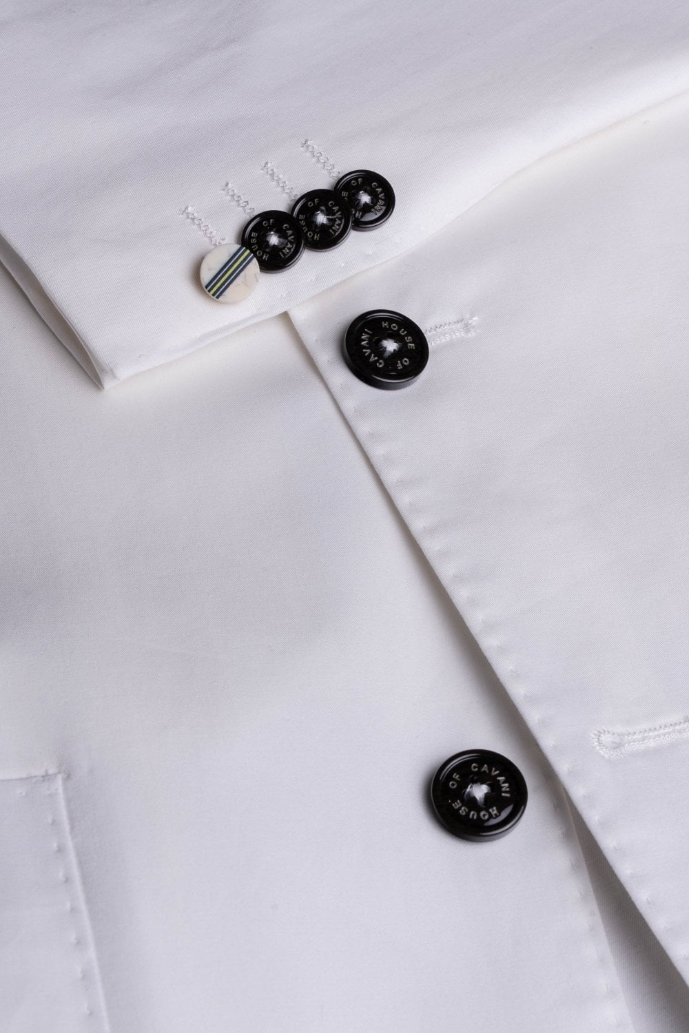 Mens Ecru Cotton Slim Fit Formal Suit Jacket MARIO