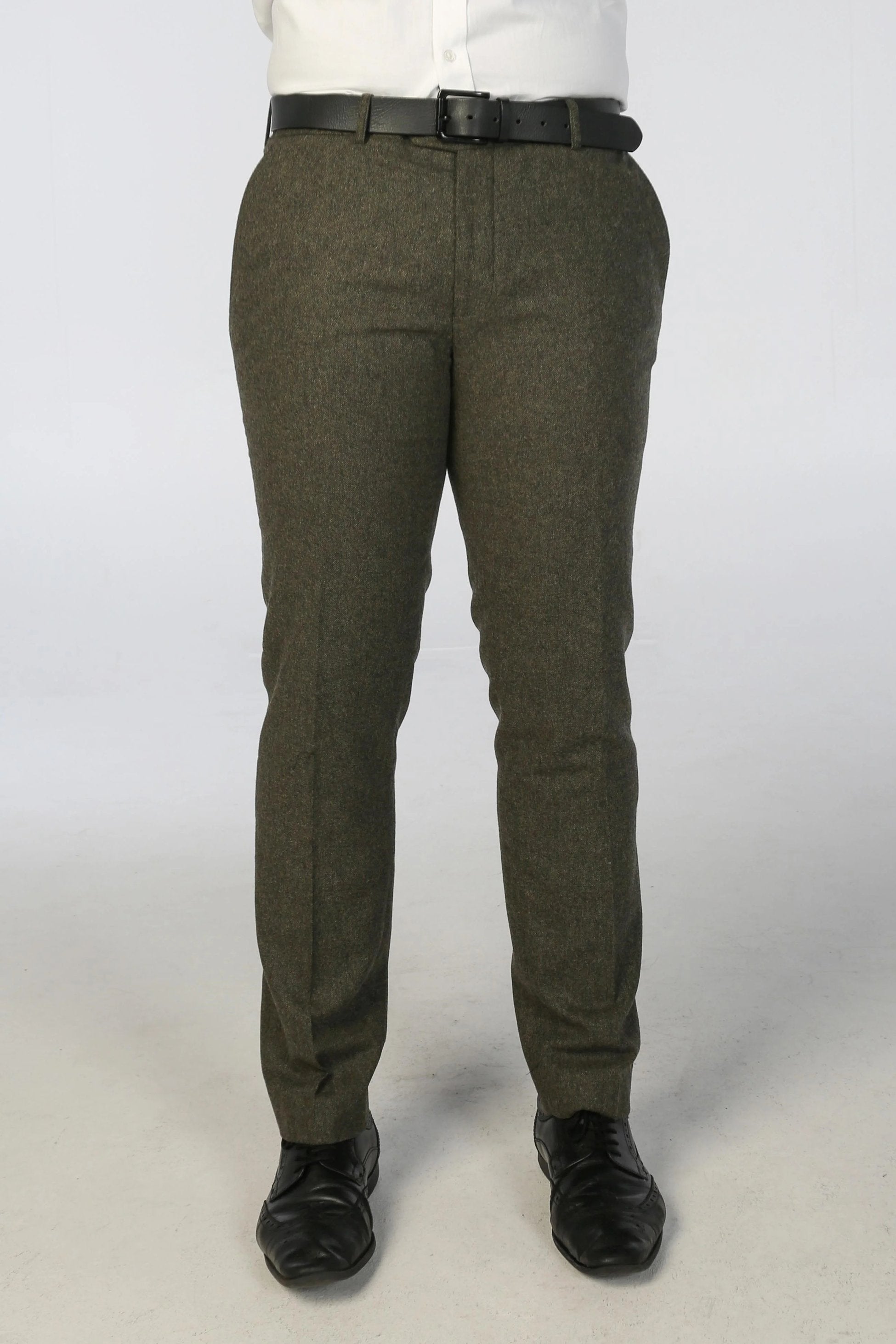 OSCAR Men’s Tailored Fit Wool Blend Green Suit