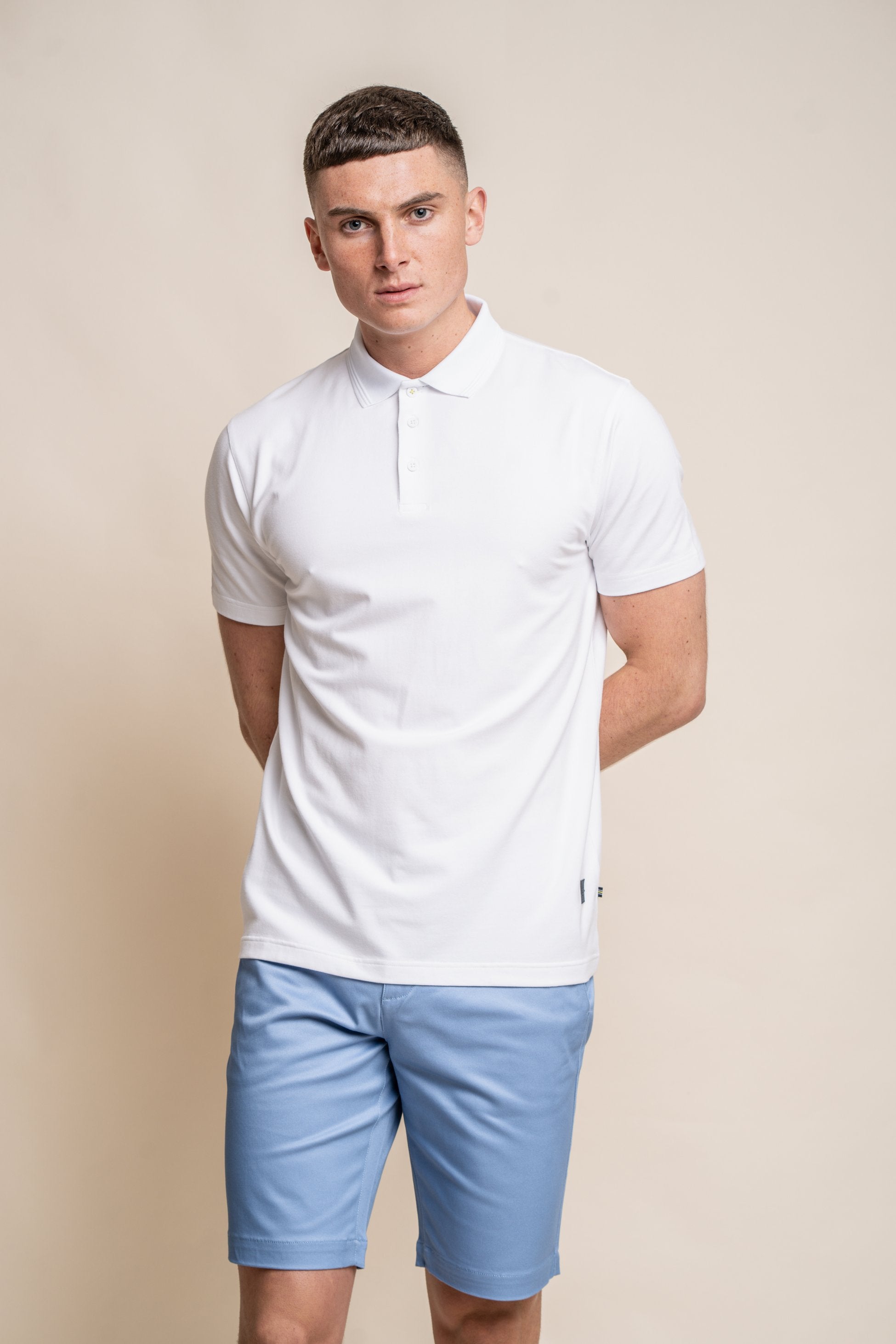 Men’s active polo T-shirt, sport style, slim fit