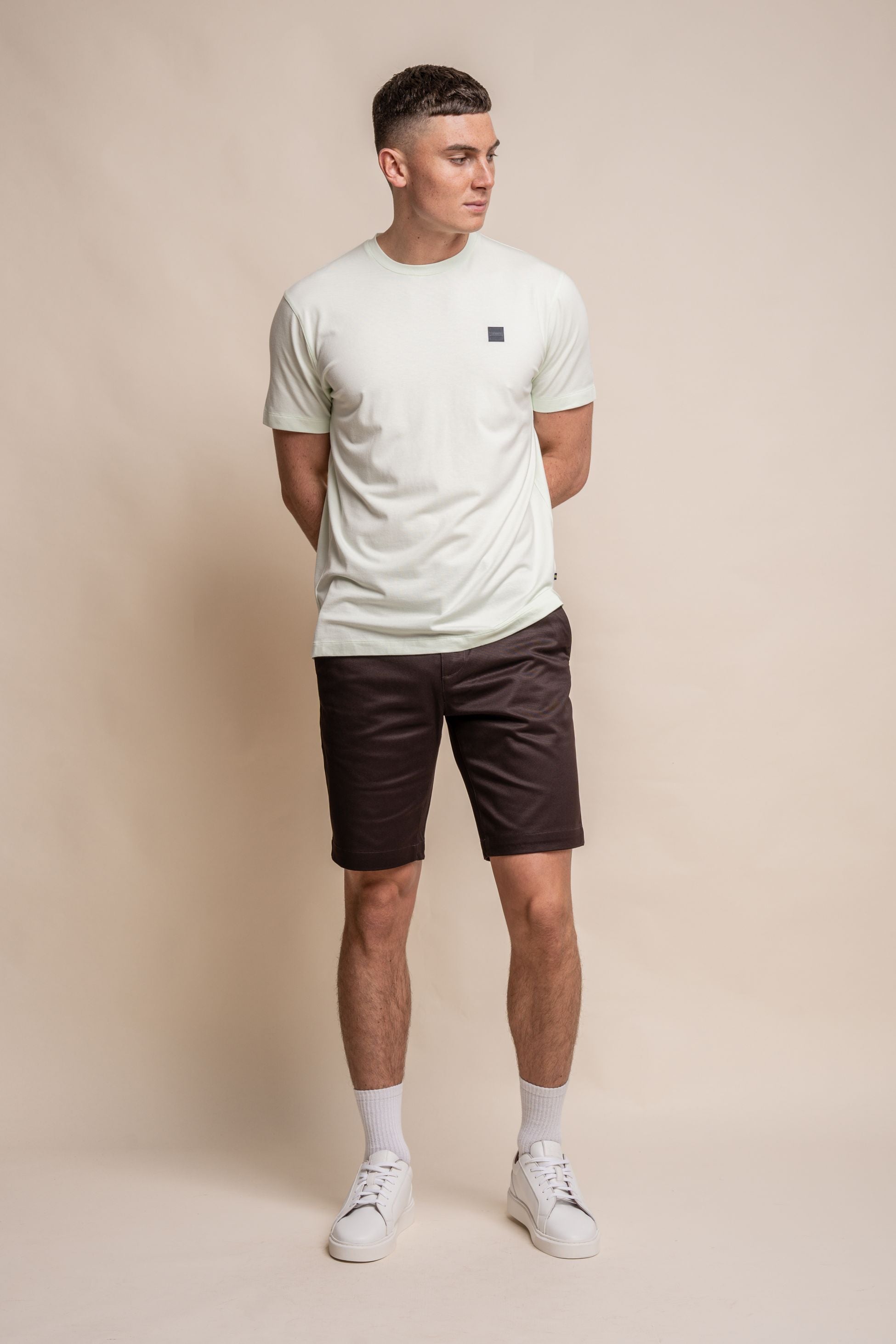 Mens Mint Crew Neck Cotton T Shirt BOGART