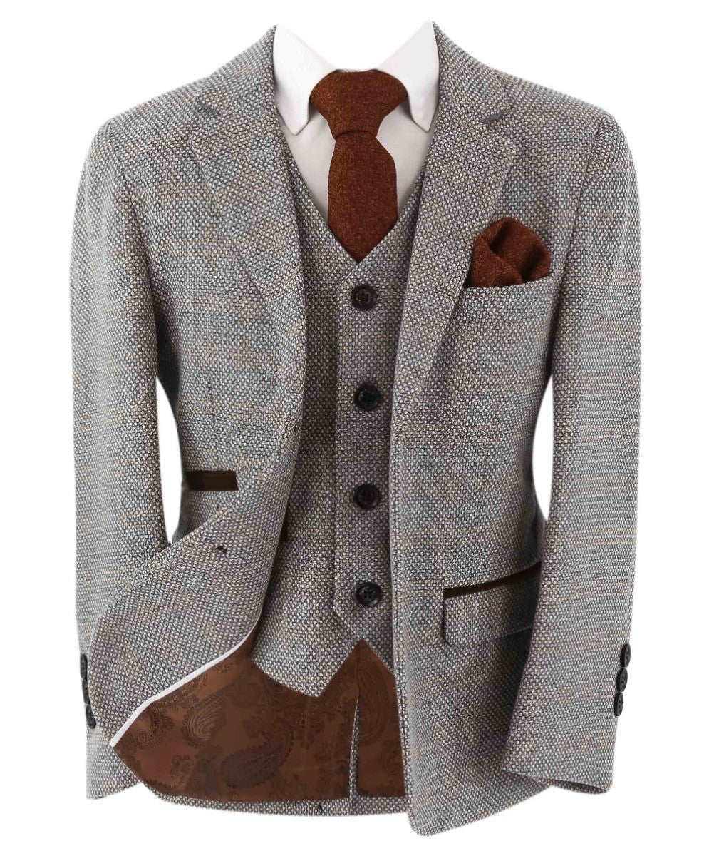 Tailored Cream Suit for Boys – Cream