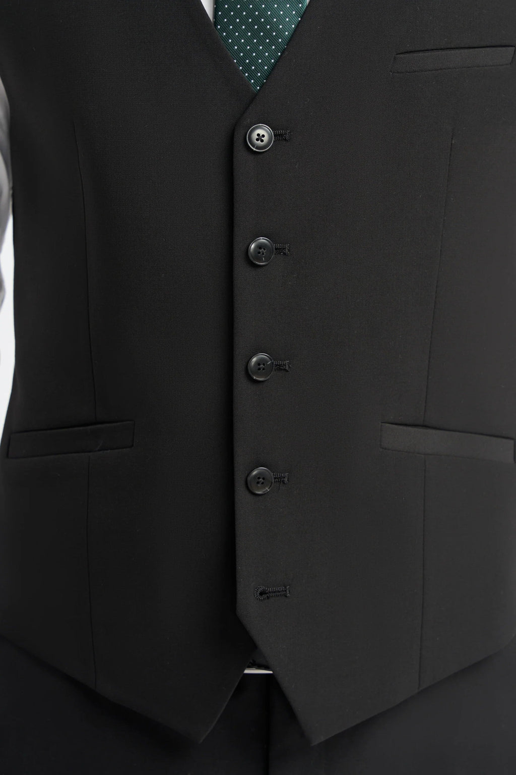 Slim Black Suit for Men – Black