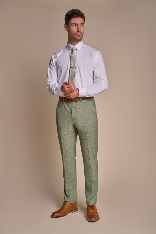 3-Piece Green Suit for Men – Sage Green