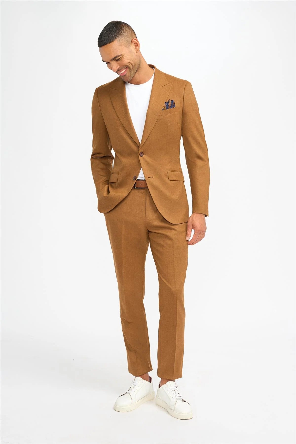 Mens Sierra Wool Slim Fit Formal Suit Jacket JAMES