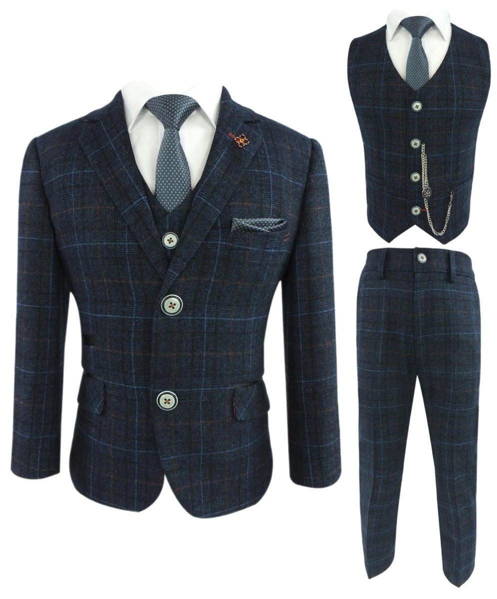 Navy Suit for Boys – Navy Blue