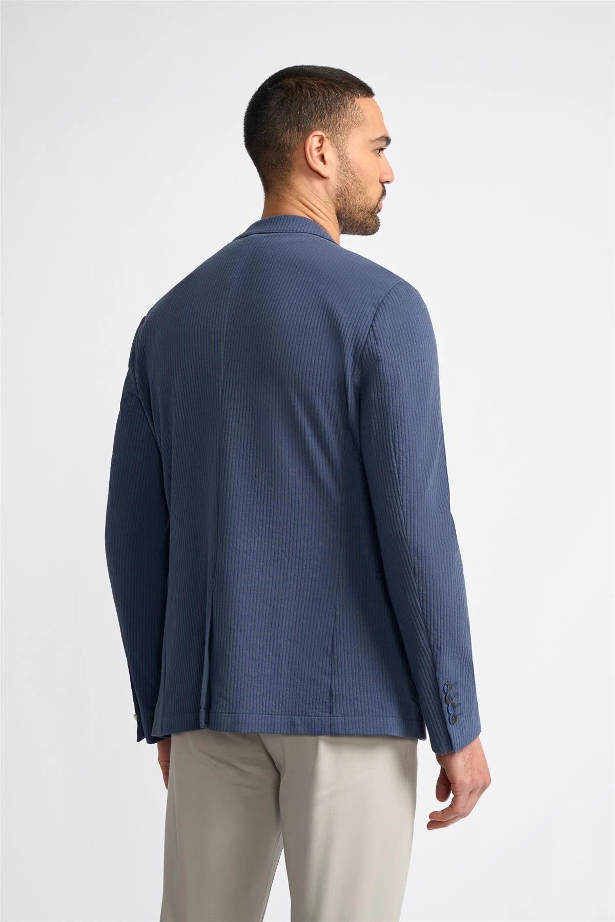 Men’s Navy Cotton Corduroy Blazer MALMO