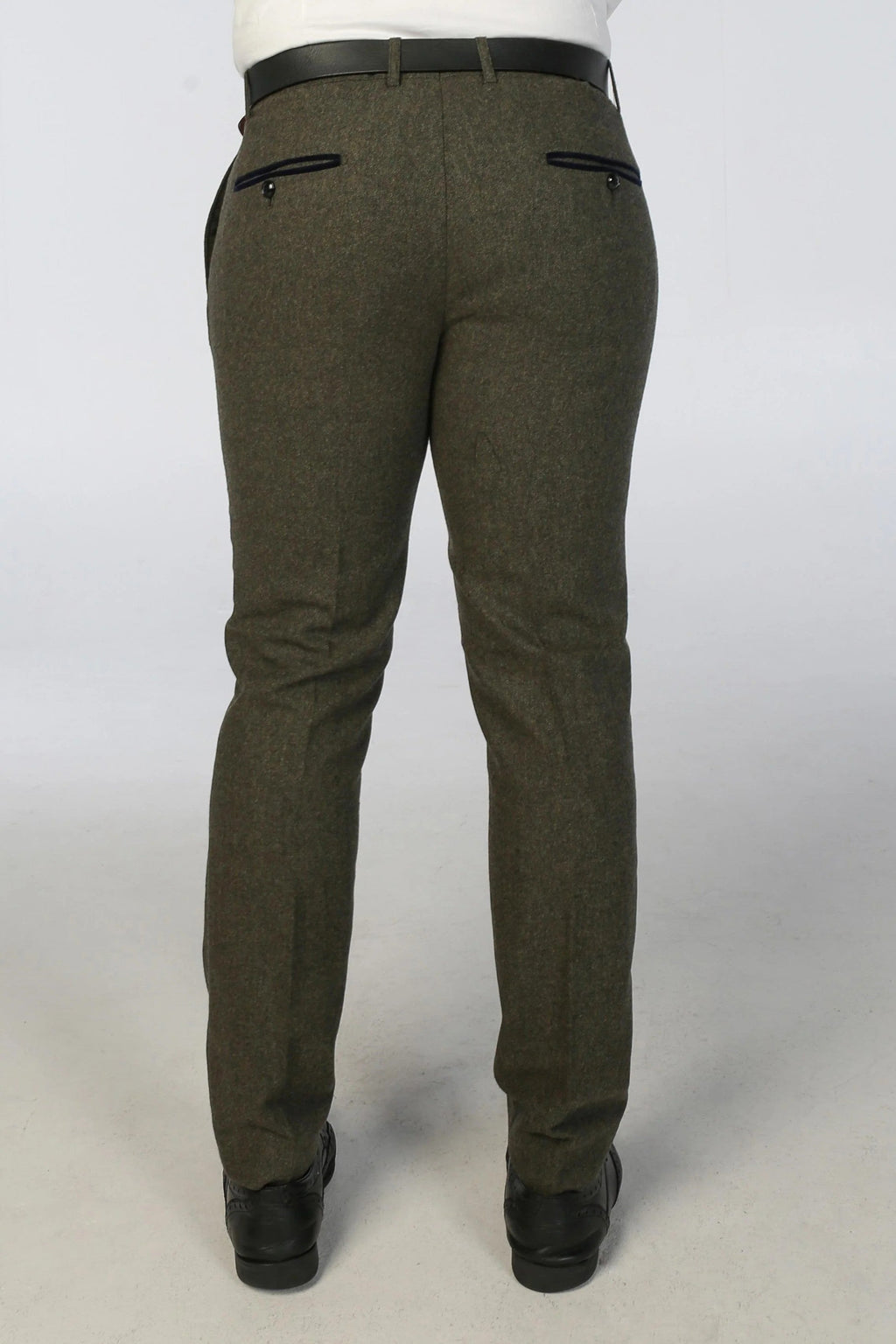 OSCAR Men’s Tailored Fit Wool Blend Green Suit