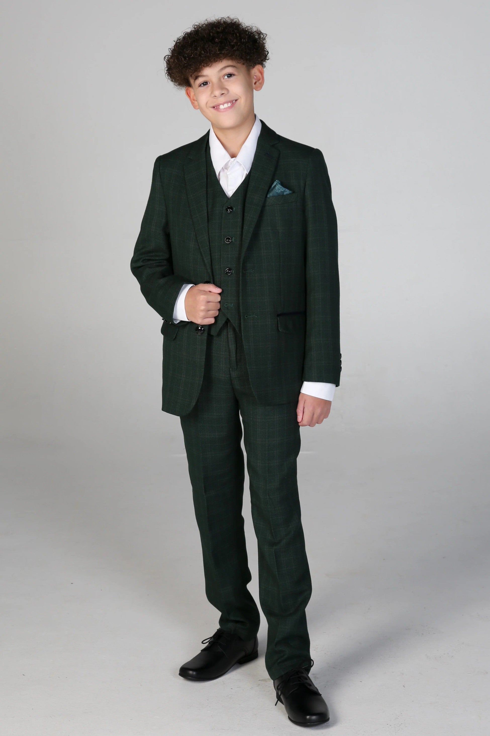 Tailored Green Suit for Boys – Green