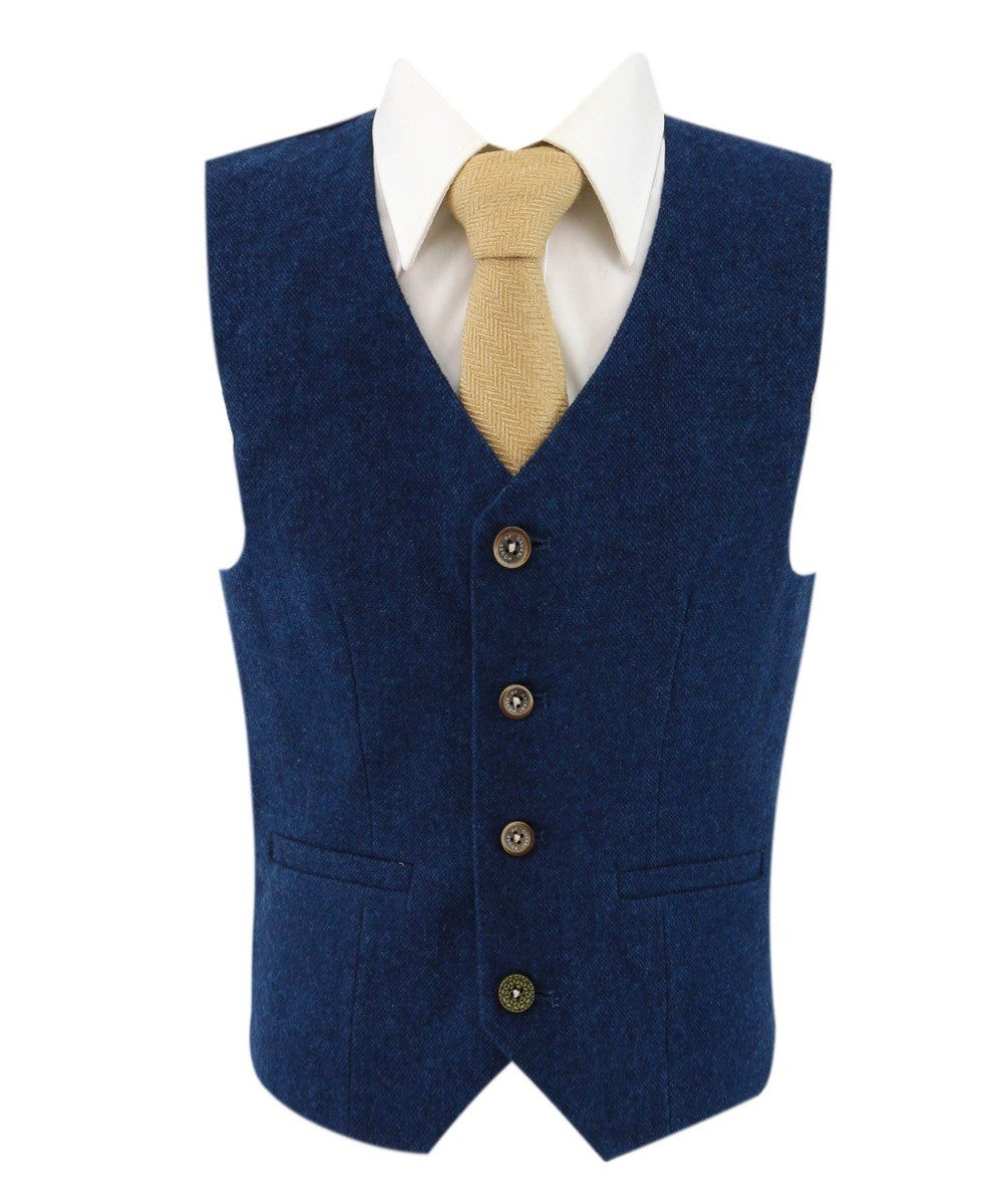 Slim Blue Suit for Boys – Blue