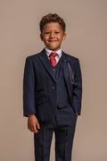 boys’ 3-piece slim fit wedding suit set formal