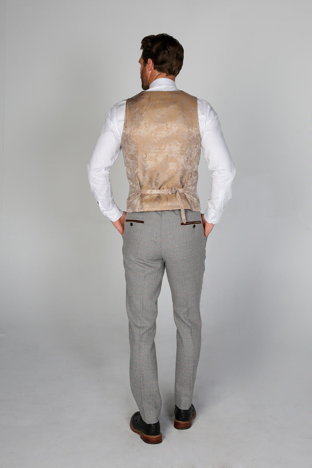Tailored Cream Suit for Men – Cream