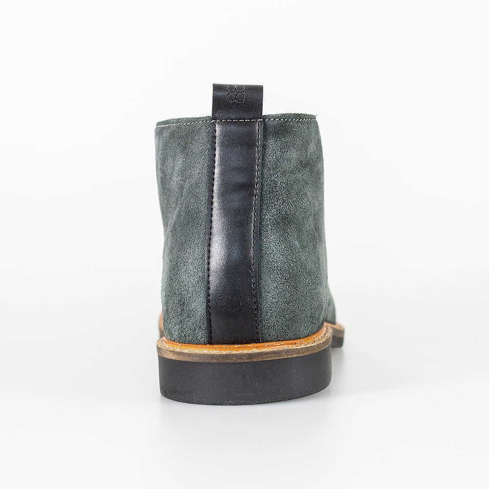 Mens Grey Suede Chukka Boots SAHARA