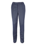 Men's Slim Fit Smart Trousers - STEELE Blue - Steel Blue