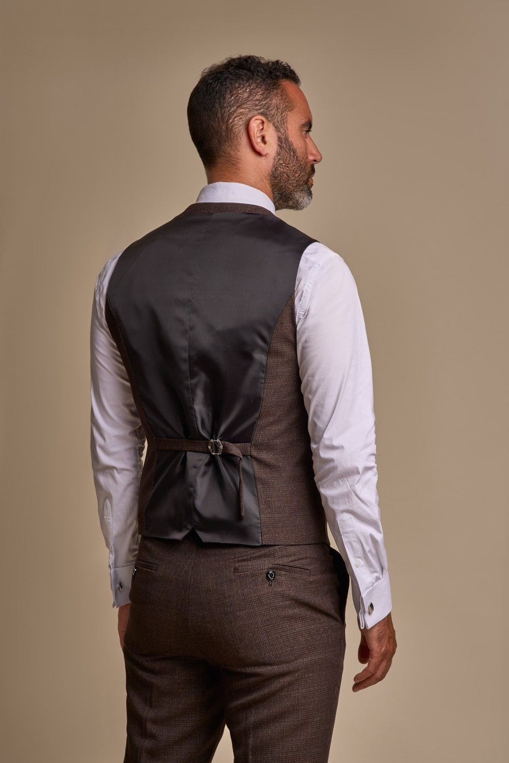 3-Piece Brown Suit for Men – Brown