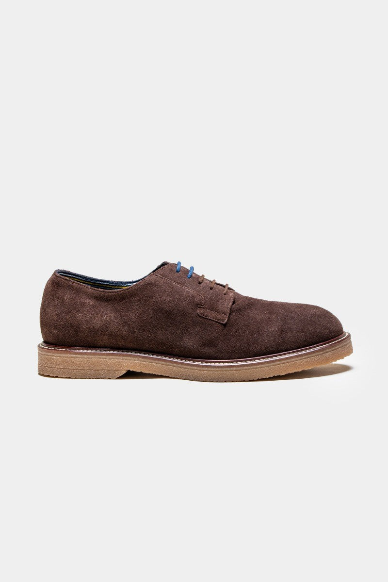Mens Brown Suede Lace Up Shoes RICHMOND