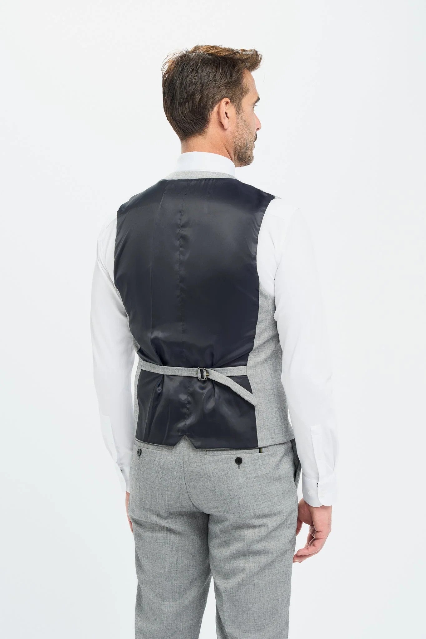 Slim Grey Suit for Men – Grey