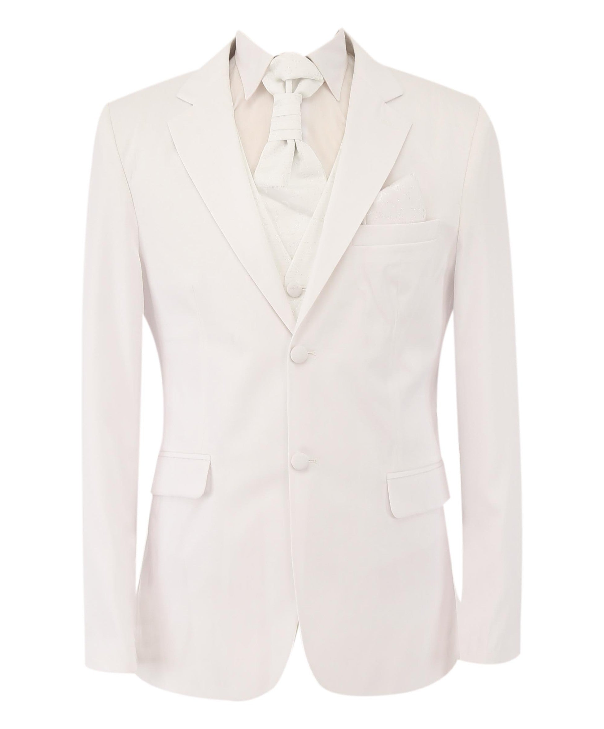 Gorgeous Cream Men's Slim Fit Formal Suit Set