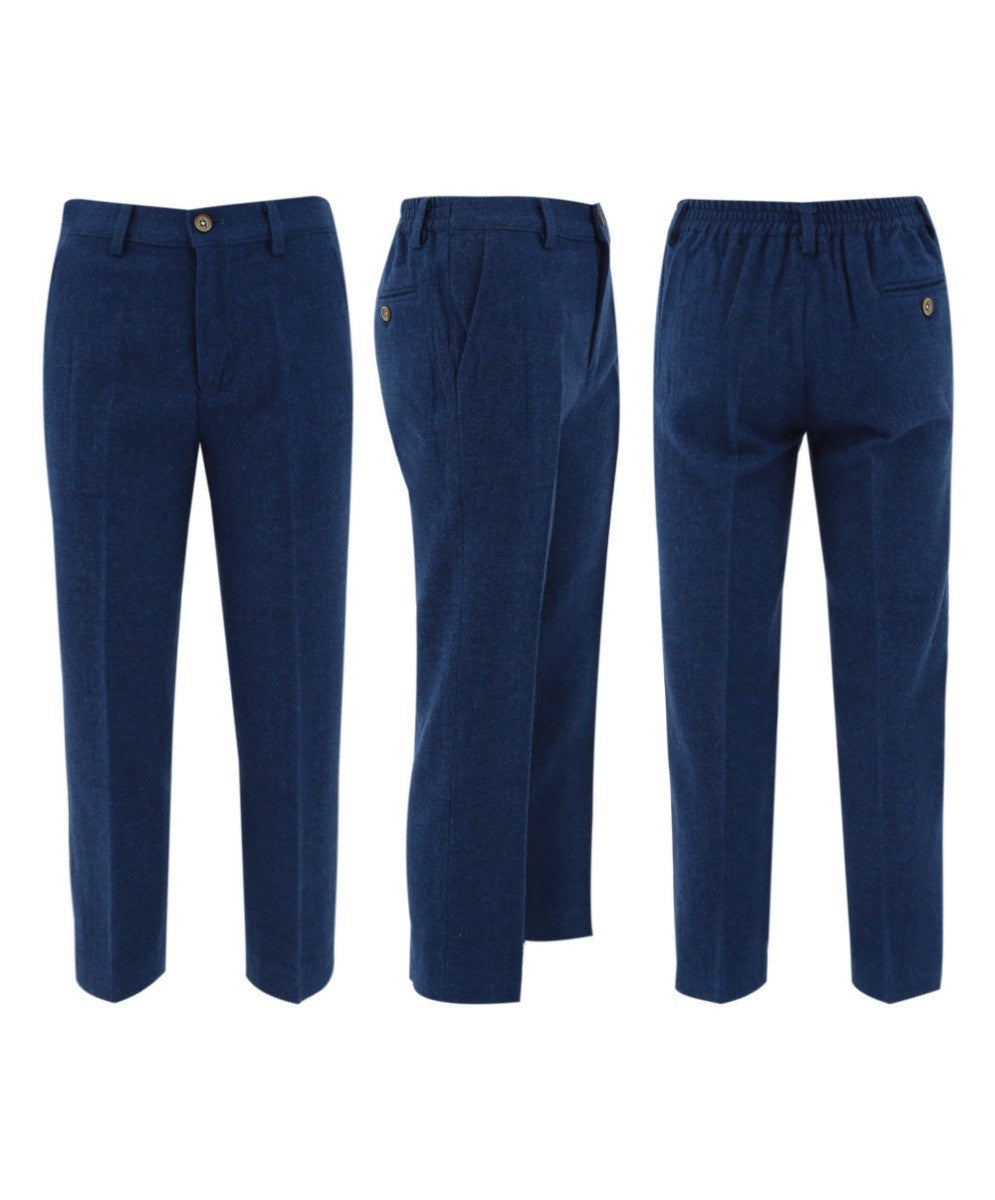 Slim Blue Suit for Boys – Blue