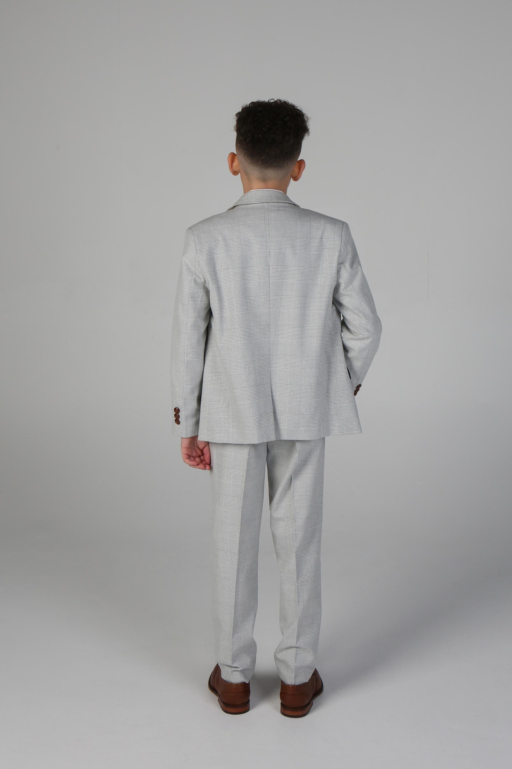 Tailored Beige Suit for Boys – Stone Beige
